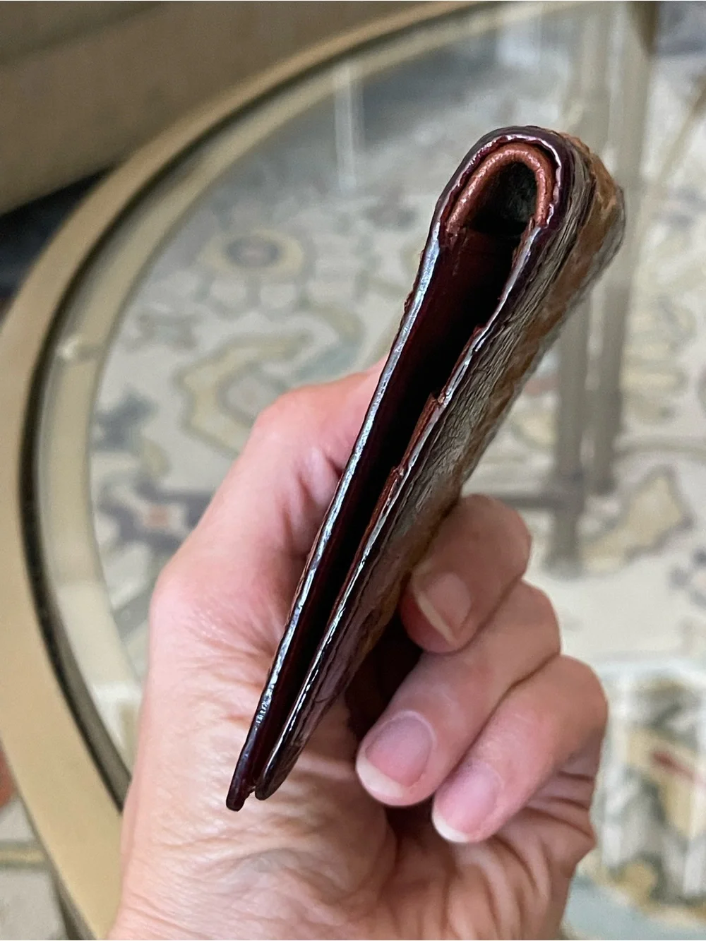 ✨ Vintage Italian Craftsmanship & Premium Exotic Crocodile Leather Mens Wallet ✨